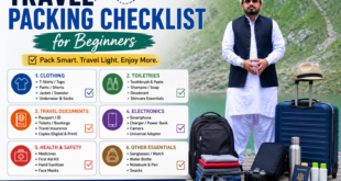 travel packing checklist for beginners