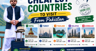 cheapest countries to visit from Pakistan